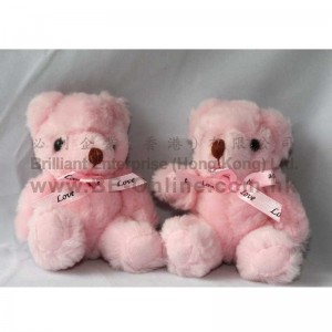 12cm 關節熊公仔 (粉紅色)